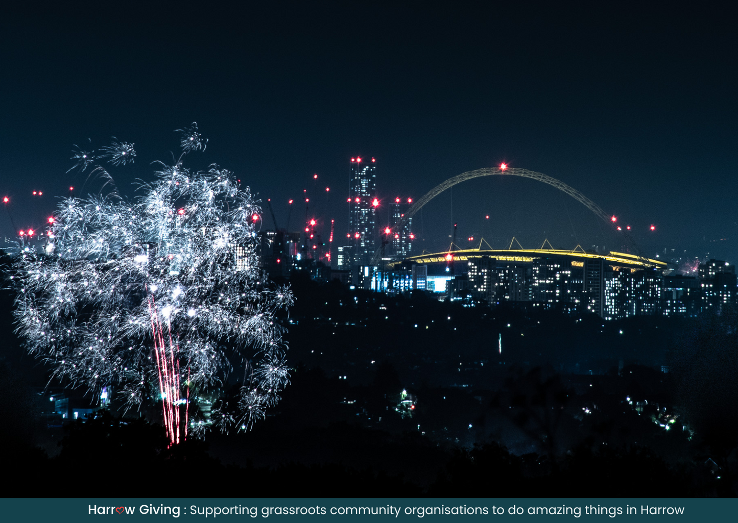 Firework over Harrow E-card