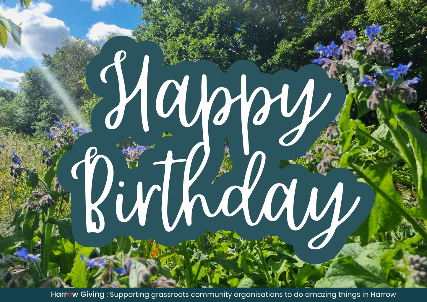 Happy Birthday Flowers E-card